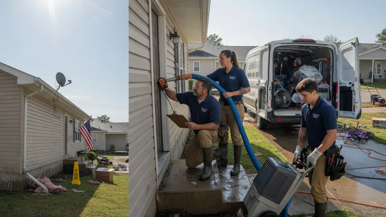 Ceiling Water Damage Restoration in Madison, PA near me